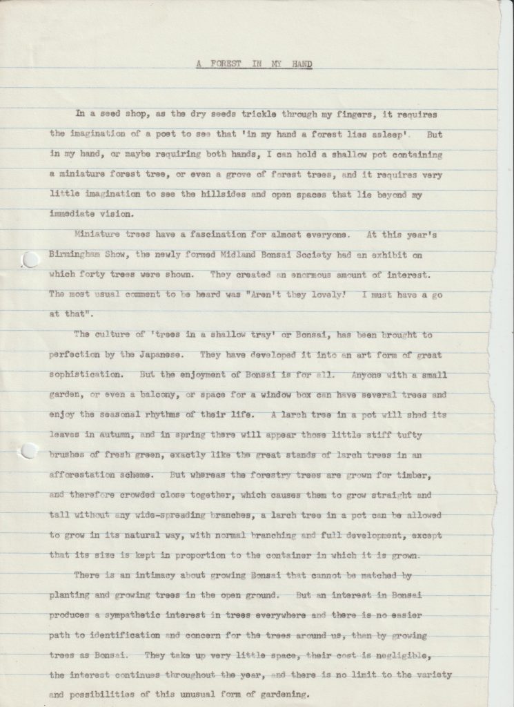 A Scanned Document Image of an Archive Article